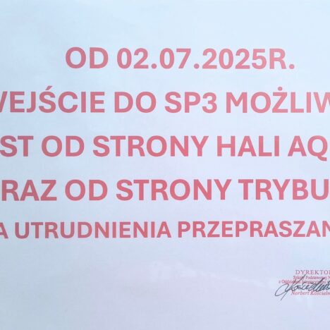 Rekrutacja do klas pierwszych i czwartych