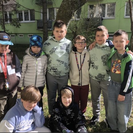 Klasa 6a – własna interpretacja DAMY Z GRONOSTAJEM.